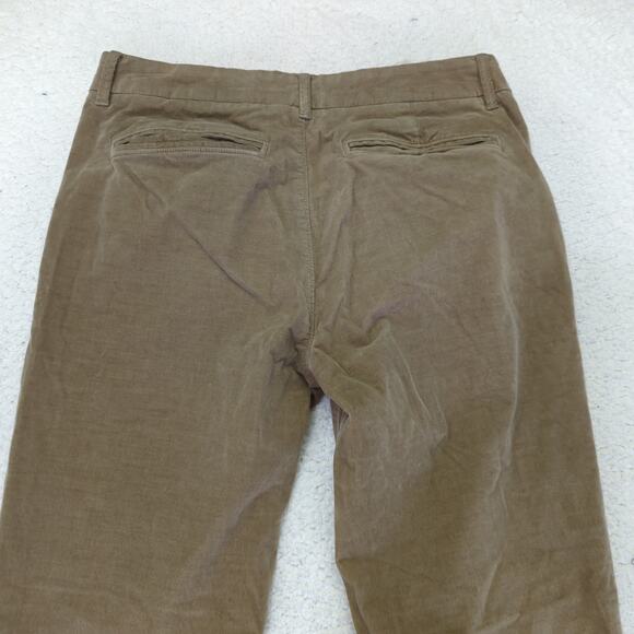 Vince Corduroy Chino Pants V442521496 Tan Beige Straight Leg Women's 6 Stretch - Picture 5 of 9